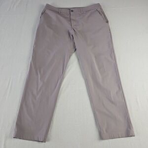 Lululemon Pants Mens 36x29 Brown ABC Slim Fit‎ Commission Warpstreme Performance